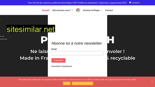 poppybeach.fr alternative sites