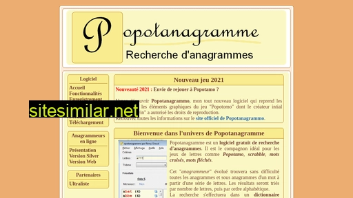 popotanagramme.fr alternative sites