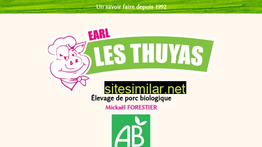 porc-bio-les-thuyas.fr alternative sites