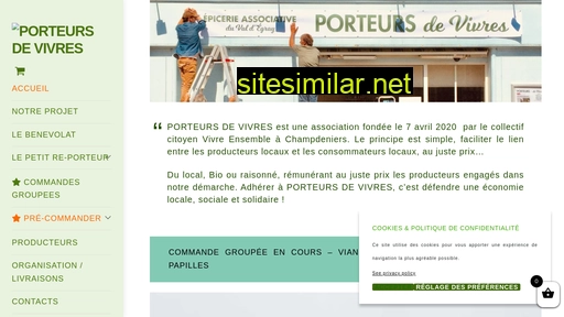 porteursdevivres.fr alternative sites