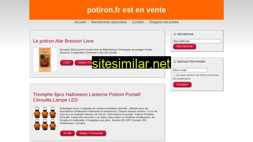 potiron.fr alternative sites