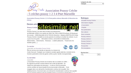 poussycreche.fr alternative sites