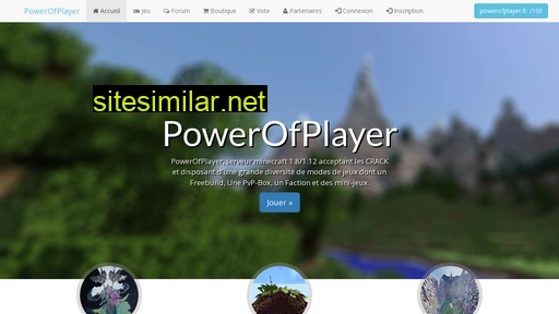 powerofplayer.fr alternative sites