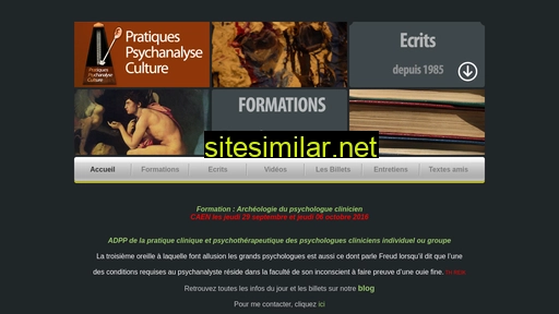 pratiques-psychanalyse-culture.fr alternative sites