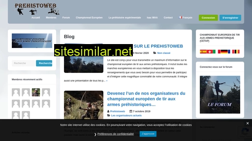 prehistoweb.fr alternative sites