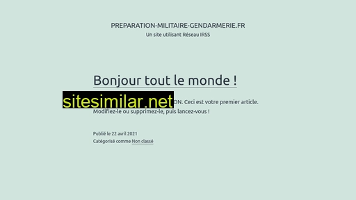 preparation-militaire-gendarmerie.fr alternative sites
