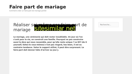 preparer-son-mariage.fr alternative sites