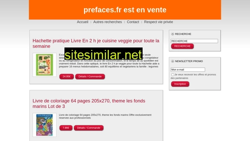 prefaces.fr alternative sites