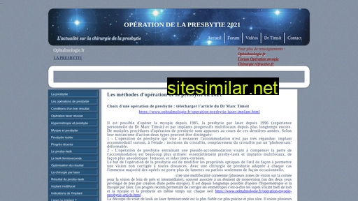 presbytie-operation.fr alternative sites