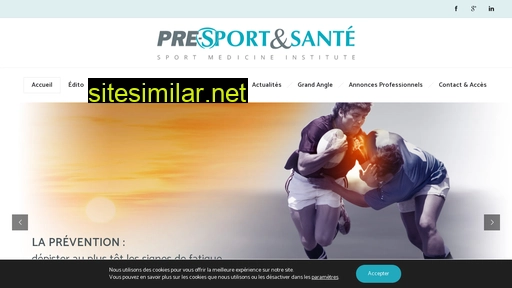 presportsante.fr alternative sites