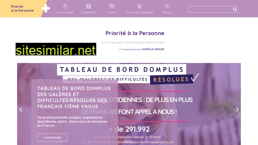 prioritealapersonne.fr alternative sites