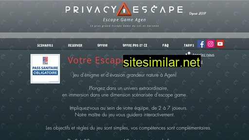 Privacy-escape similar sites