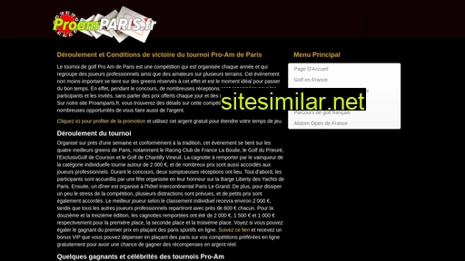 proamparis.fr alternative sites