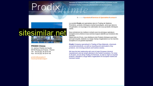 prodix.fr alternative sites