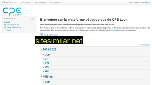 prod.e-campus.cpe.fr alternative sites