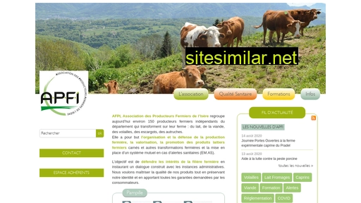 producteurs-fermiers-isere.fr alternative sites