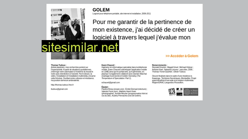 projetgolem.fr alternative sites