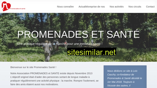 promenades-sante.fr alternative sites