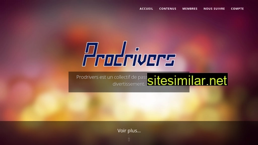 prodrivers.fr alternative sites