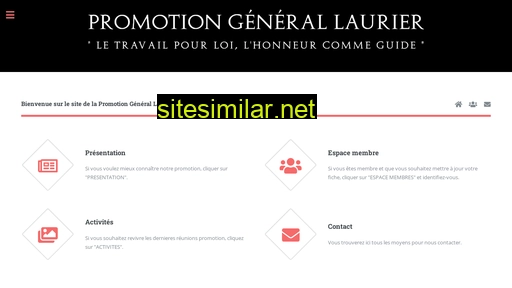 promotionlaurier.fr alternative sites