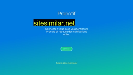 pronotif.fr alternative sites