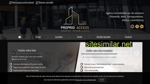 Proprio-access similar sites