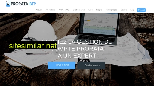 prorata-btp.fr alternative sites