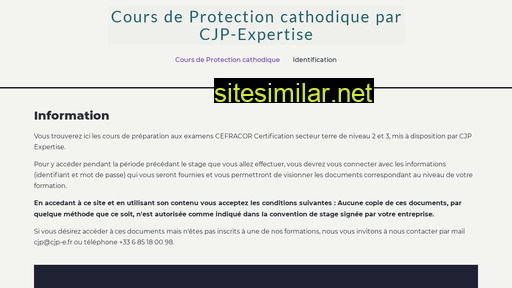 protectioncathodique.fr alternative sites