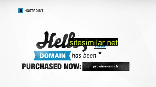 Prowin-nomis similar sites