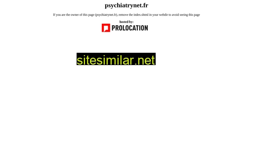 psychiatrynet.fr alternative sites