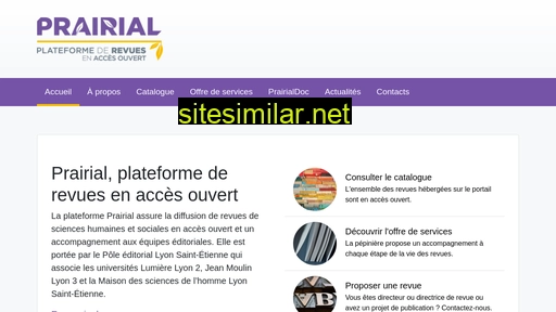 publications-prairial.fr alternative sites