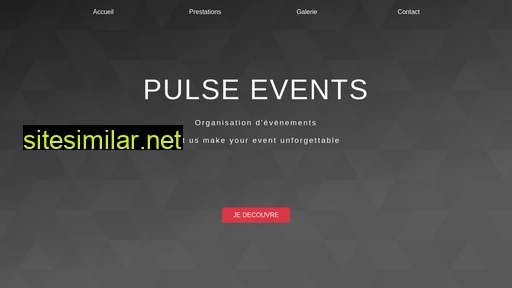 Pulse-events similar sites