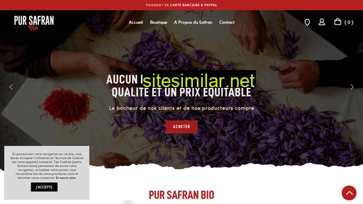 pursafranbio.fr alternative sites