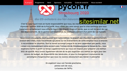 pycon.fr alternative sites