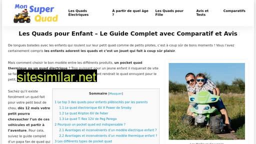 quad-enfant.fr alternative sites