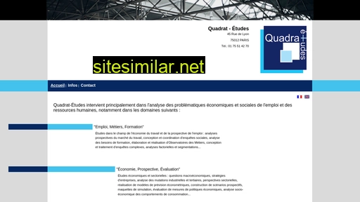 quadrat-etudes.fr alternative sites