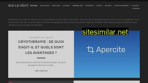 quileveut.fr alternative sites