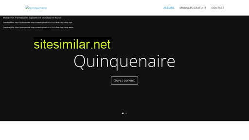 quinquenaire.fr alternative sites