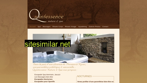 quintessence-nature-spa.fr alternative sites