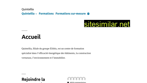 quintellia.elithis.fr alternative sites