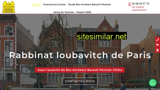 rabbinatloubavitchparis.fr alternative sites