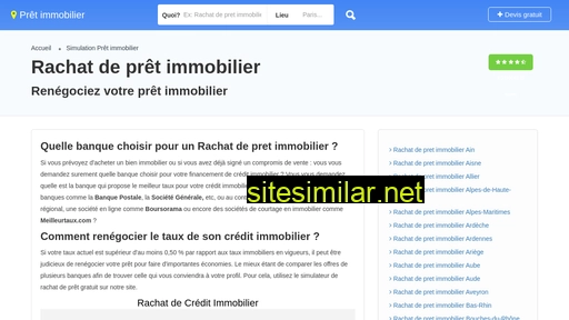 Rachat-prets-immobiliers similar sites
