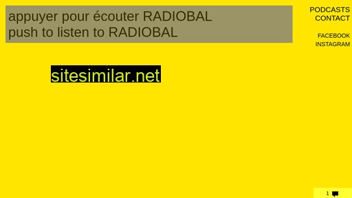 radiobal.fr alternative sites