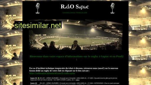 radiosapiac.fr alternative sites