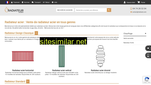 radiateur-acier.fr alternative sites