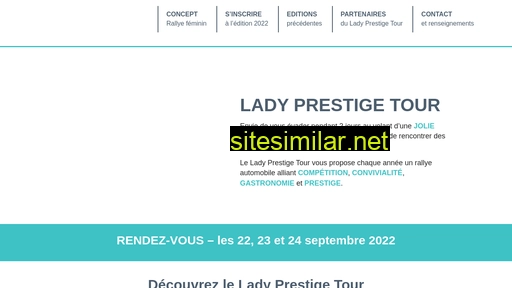 rallyedesprincesses.fr alternative sites
