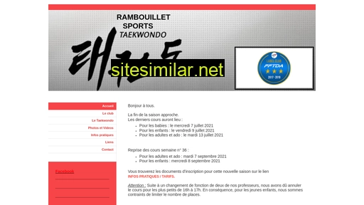 Rambouillet-sport-taekwondo similar sites