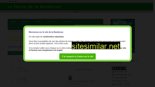 randonue.fr alternative sites