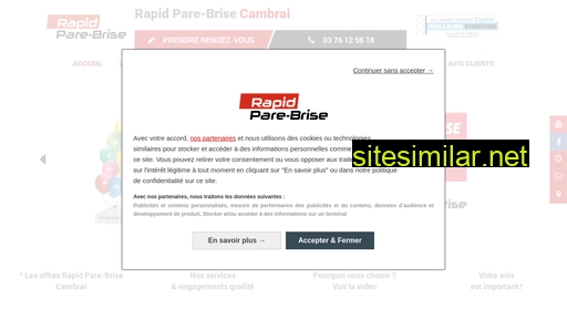 rapidparebrise-cambrai.fr alternative sites