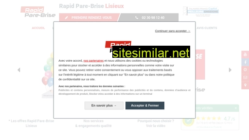 rapidparebrise-lisieux.fr alternative sites